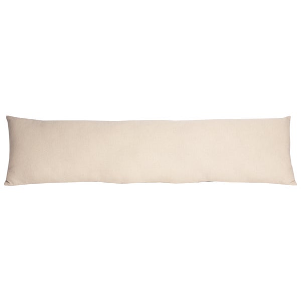 Coussin coton recycle naturel 30x120 cm