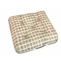 Coussin de sol ecru square 50x50x10 cm
