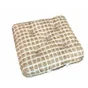 Coussin de sol ecru square 50x50x10 cm