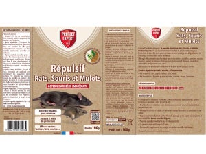 Poudre répulsive rats souris et mulots