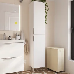 Colonne 2p l.35 x H.188.9 x P.31.8 cm blanc mat Easy 3