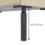 Meuble sous vasque 2t L.70cm x H.81.8cm x P.39.6cm effet chêne naturel Easy 3