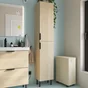 Colonne 2p l.35 x H.188.9 x P.31.8 cm effet chêne naturel Easy 3