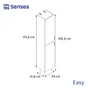 Colonne 2p l.35 x H.188.9 x P.31.8 cm effet chêne naturel Easy 3