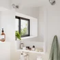 Armoire de toilette l.50 cm H.70 cm P.16 cm, blanc mat, SENSEA Easy 3