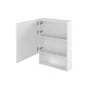 Armoire de toilette l.50 cm H.70 cm P.16 cm, blanc mat, SENSEA Easy 3