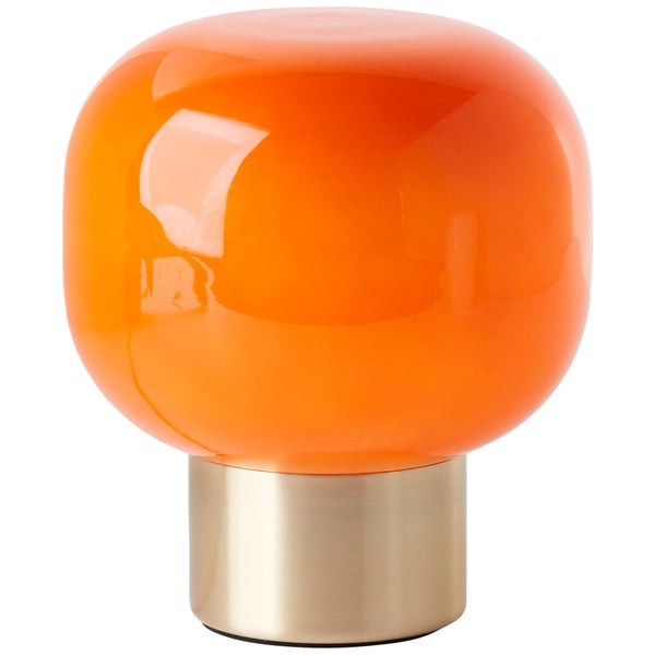 Lampe Arancia e14 hauteur 19,4cm verre orange BRILLIANT