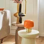 Lampe Arancia e14 hauteur 19,4cm verre orange BRILLIANT