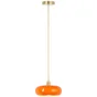 Suspension Arancia, verre, orange, diam.27.5 cm, E27