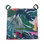 Galette de chaise deperlant imprime 38x38cm eden