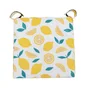 Galette de chaise deperlant imprime 38x38cm limonade