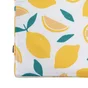 Galette de chaise deperlant imprime 38x38cm limonade