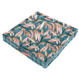 Coussin de sol coton imprime 60x60x12cm aukali