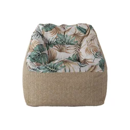 Fauteuil marco deperlant polyester imprime paille 70xh80cm pondichery