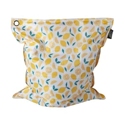 Coussin maxi big bag impermeable 110x130cm limonade