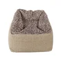 Fauteuil marco deperlant polyester imprime paille 70xh80 leopard cœur