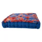 Coussin de sol coton imprime 60x60x12cm kalix