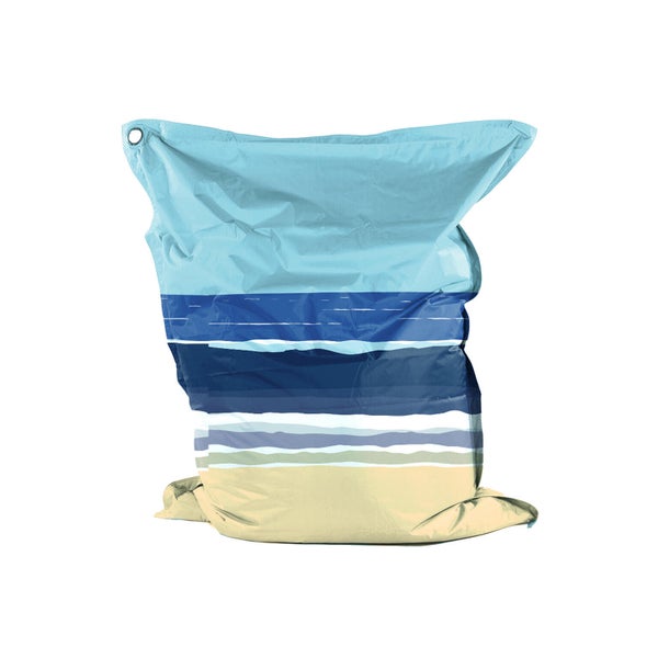 Coussin maxi big bag impermeable 140x180cm ocean