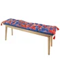 Futon de banc coton imprime 30x120xh3cm kalix