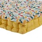 Futon coton imprime 60x120xh5cm livia