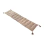 Futon de banc coton uni 30x120xh3cm taupe