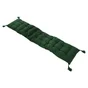 Futon de banc coton uni 30x120xh3cm vert foret