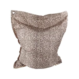 Coussin maxi big bag impermeable 140x180cm leopard cœur