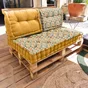 Matelas de sol coton imprime 80x120x12cm livia