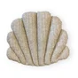 Coussin paille imprime 44x40cm coquillage