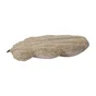 Coussin paille imprime 44x40cm coquillage