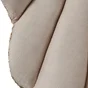 Coussin paille imprime 44x40cm coquillage