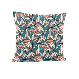 Coussin coton imprime 45x45cm aukali
