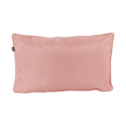 Coussin deperlant 30x50cm uni rose