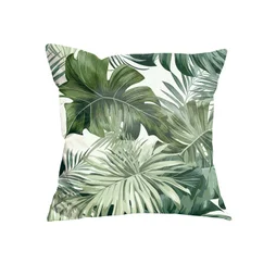 Coussin coton imprime 45x45cm boro