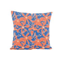 Coussin coton imprime 45x45cm kalix