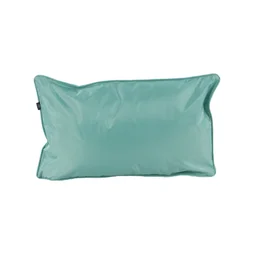 Coussin deperlant 30x50cm uni bleu aqua