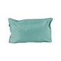 Coussin deperlant 30x50cm uni bleu aqua