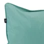 Coussin deperlant 30x50cm uni bleu aqua
