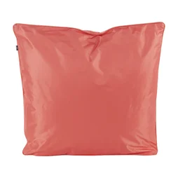 Coussin deperlant 60x60cm uni corail