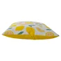 Coussin polycoton imprime 45x45cm limonade