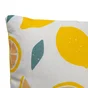 Coussin polycoton imprime 45x45cm limonade
