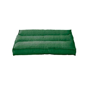 Matelas compresse polyester 80x120xh8cm uni vert