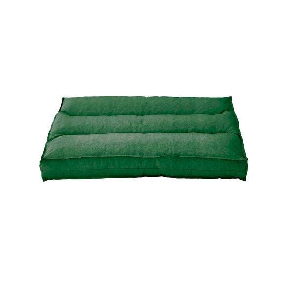 Matelas compresse polyester 80x120xh8cm uni vert