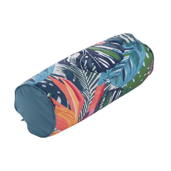 Coussin accoudoir deperlant polyester imprime d17x47cm eden