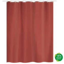Rideau de douche 120 x 200 cm terracotta MSV