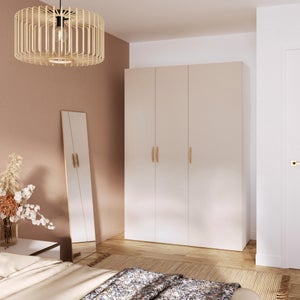Porte battante SPACEO Evo'M Vienne lin H.204,5 X L.40 cm