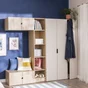 Porte battante SPACEO Evo'M Vienne lin H.204,5 X L.40 cm