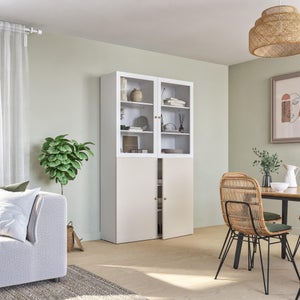 Porte battante SPACEO Evo'M Vienne lin H.102,1 X L.60 cm