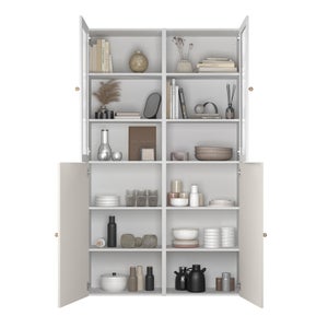 Porte battante SPACEO Evo'M Vienne lin H.102,1 X L.60 cm