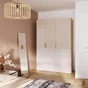 Porte battante SPACEO Evo'M Vienne lin H.204,5 X L.60 cm